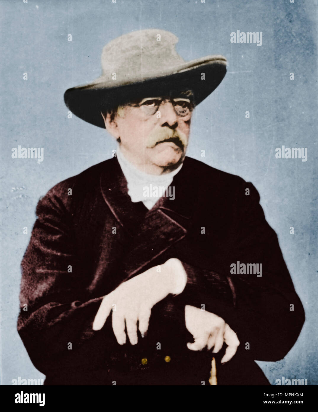'Otto von Bismarck, German statesman', (1815-1898), 1894-1907. Artist: Unknown. Stock Photo
