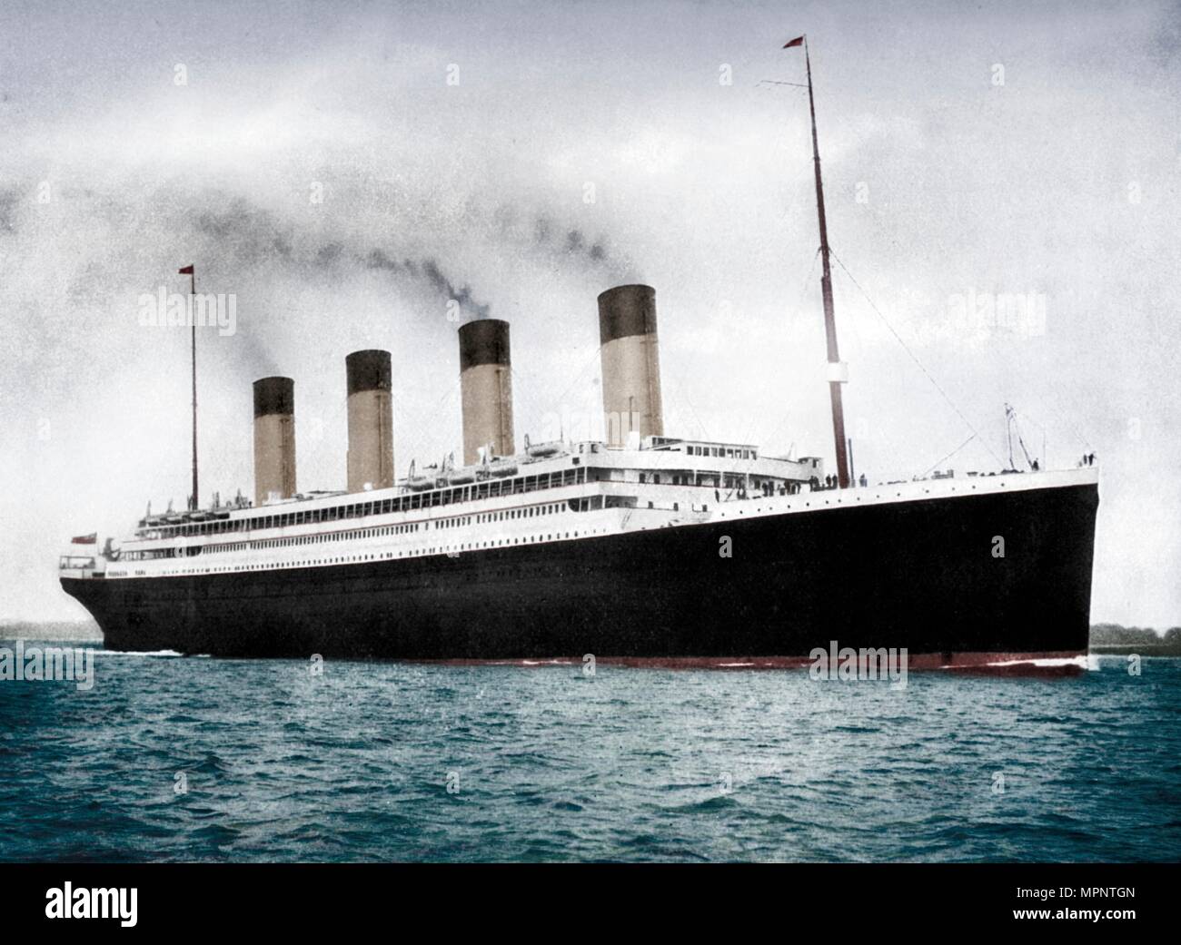 Olympic Ship In Color