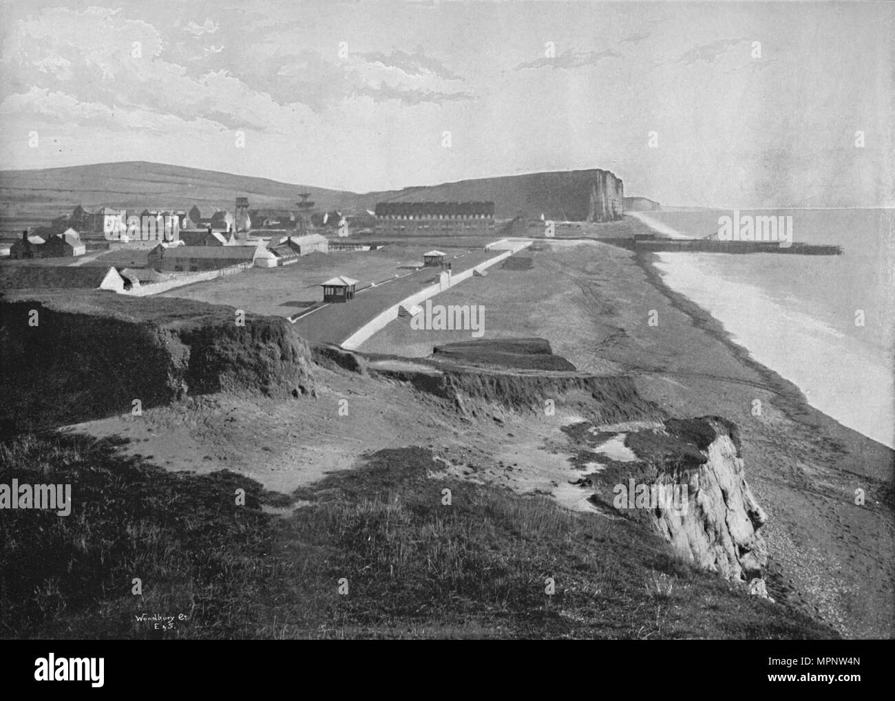 'Bridport The West Bay', 1895. Artist Unknown Stock Photo Alamy