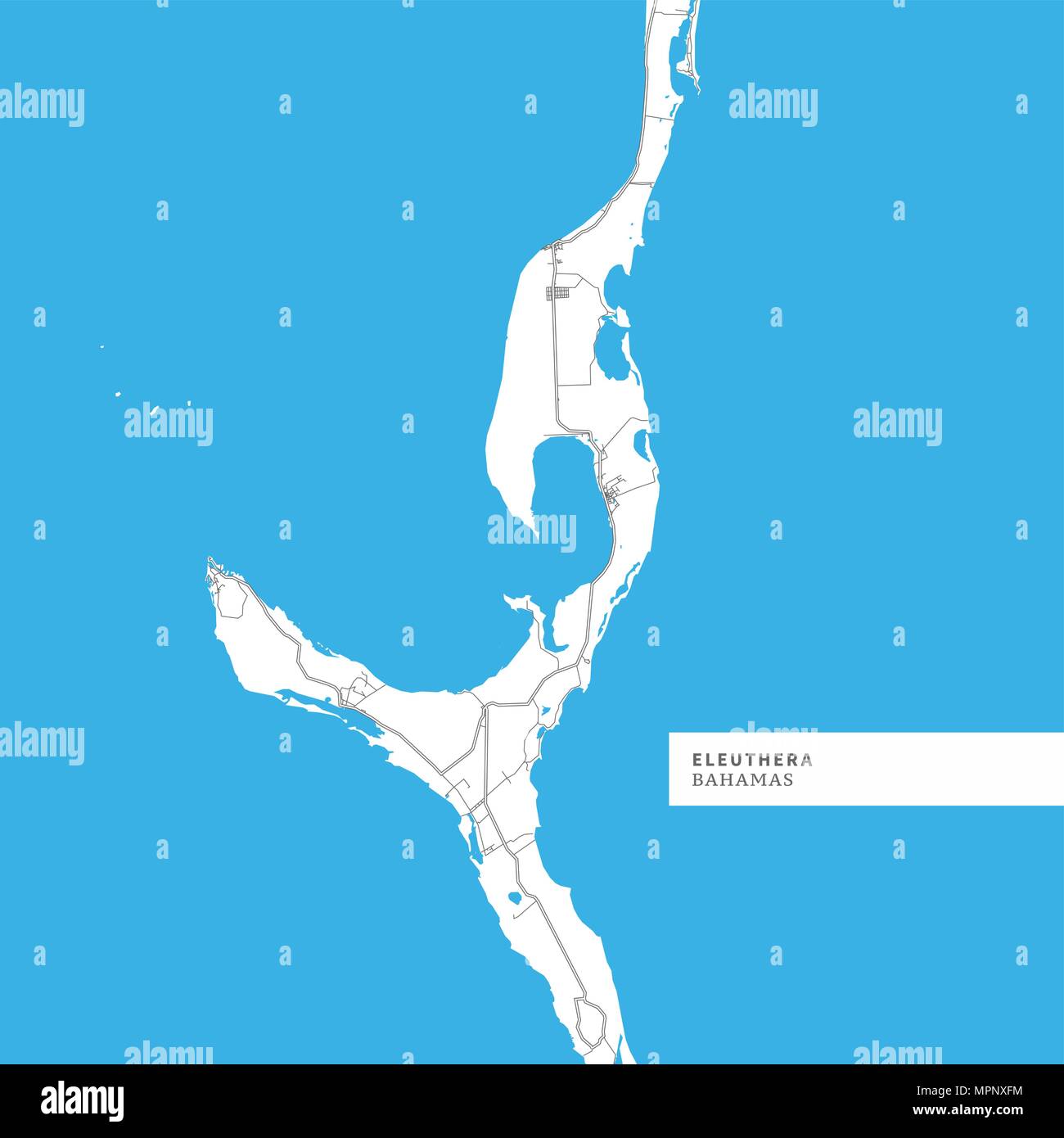 Eleuthera Island Map