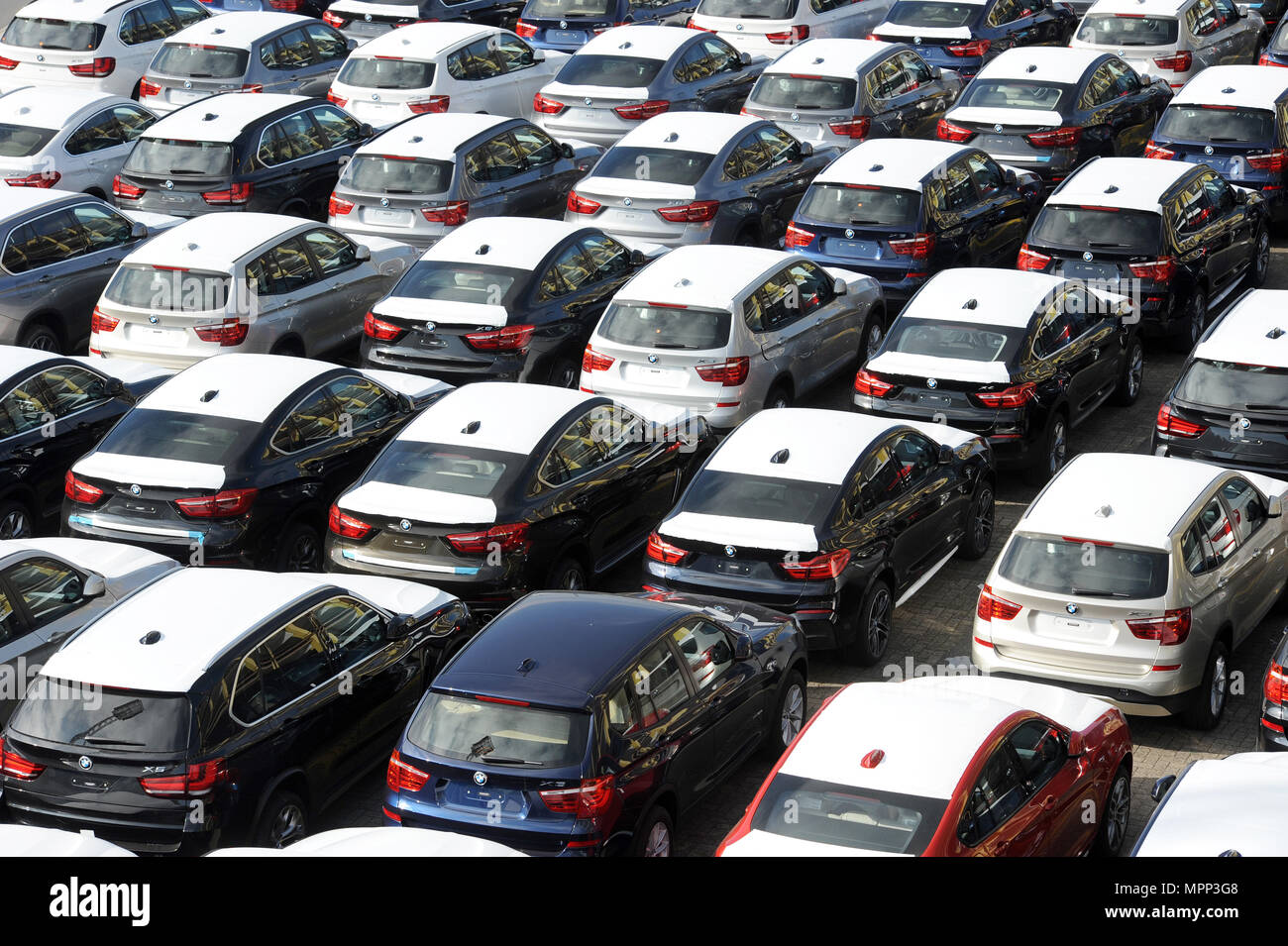German Made Cars >> Bremerhaven Germany 02nd Oct 2015 New Bmw Cars Waiting German Made Cars >> Bremerhaven Germany 02nd Oct 2015 New Bmw Cars Waiting