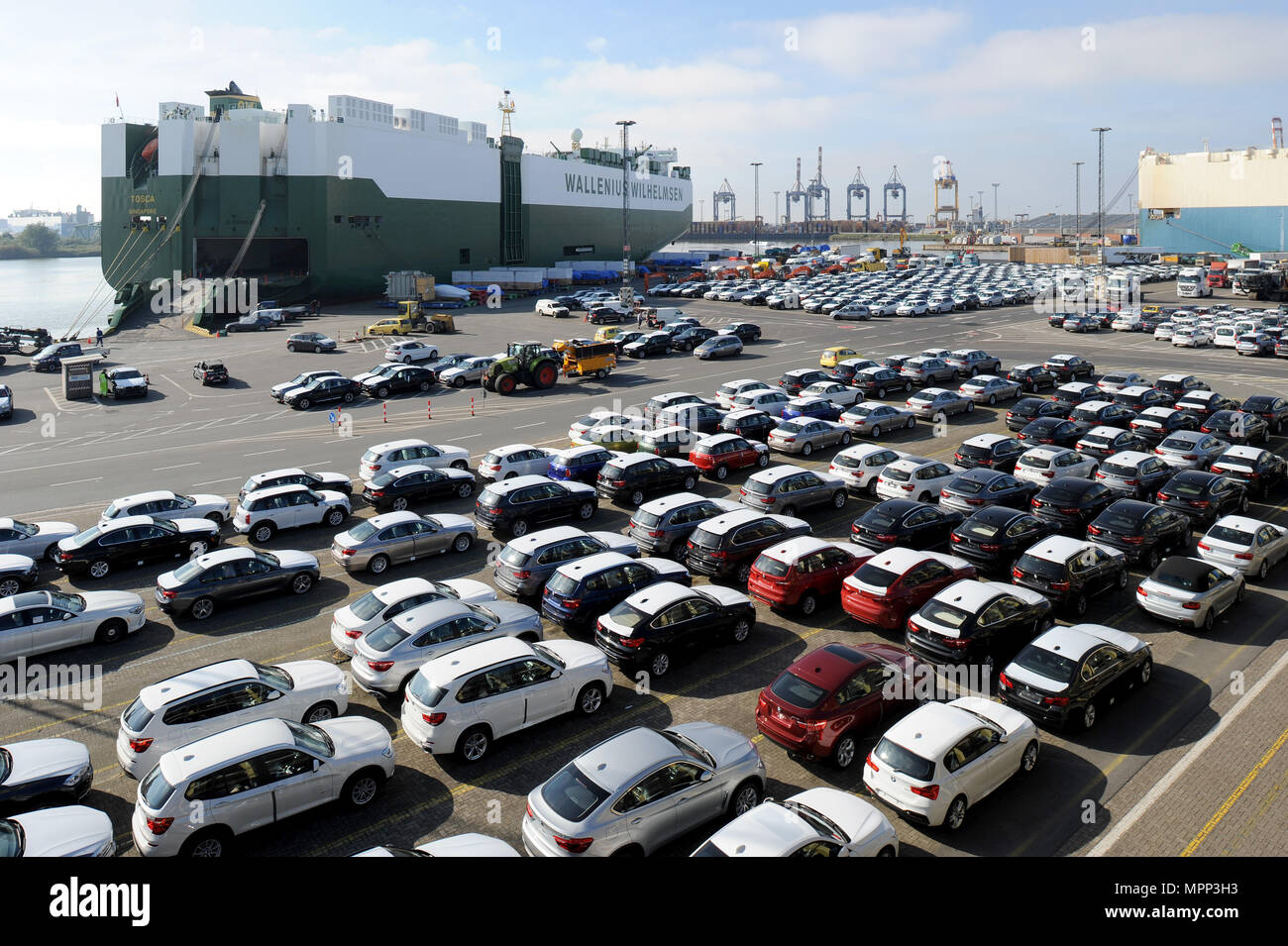 German Made Cars >> Bremerhaven Germany 02nd Oct 2015 New Bmw Cars Waiting German Made Cars >> Bremerhaven Germany 02nd Oct 2015 New Bmw Cars Waiting