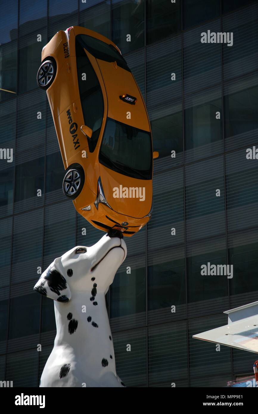 New York, USA. 24th May, 2018. Soaring to a height of a threestory