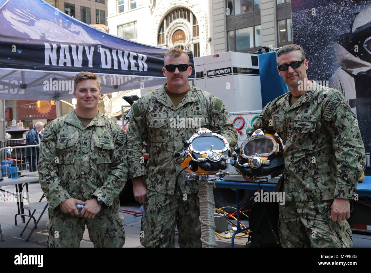 May 24, 2018 - New York City, New York, US - Fleet Week New York, now in its 30th year, is the cityâ€™s time-honored celebration of the sea services. It is an opportunity for the citizens of New York and the surrounding tri-state area to meet Sailors, Marines and Coast Guardsmen, as well as witness firsthand the latest capabilities of todayâ€™s maritime services. The weeklong celebration has been held nearly every year since 1984. (Credit Image: © G. Ronald Lopez via ZUMA Wire) Stock Photo