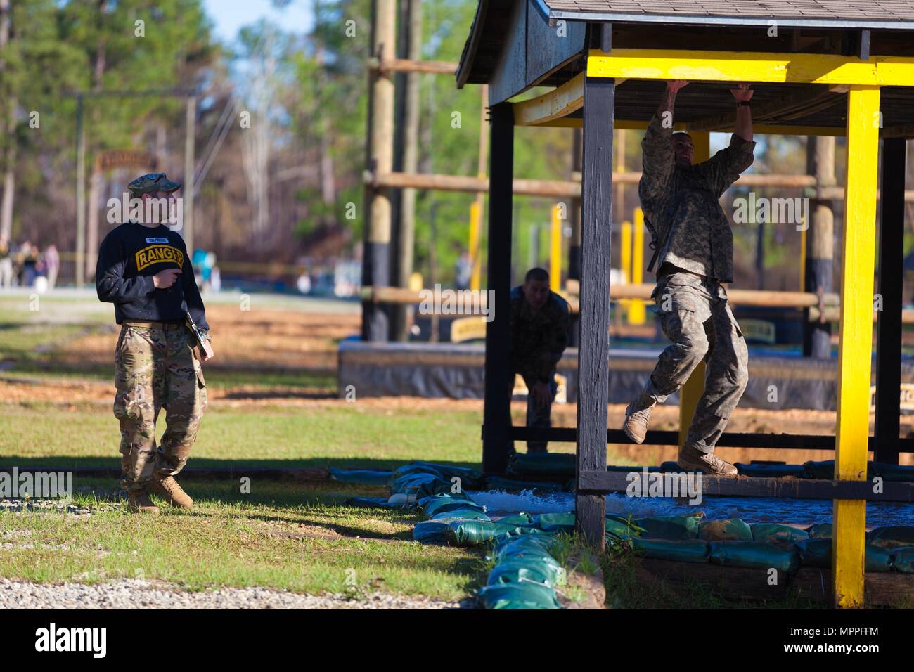U.S. Army Rangers participate in the Best Ranger Competition at Fort ...