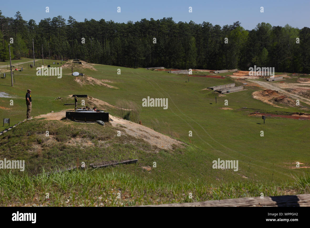 U.S. Army Rangers fire at targets for the weapons proficiency portion