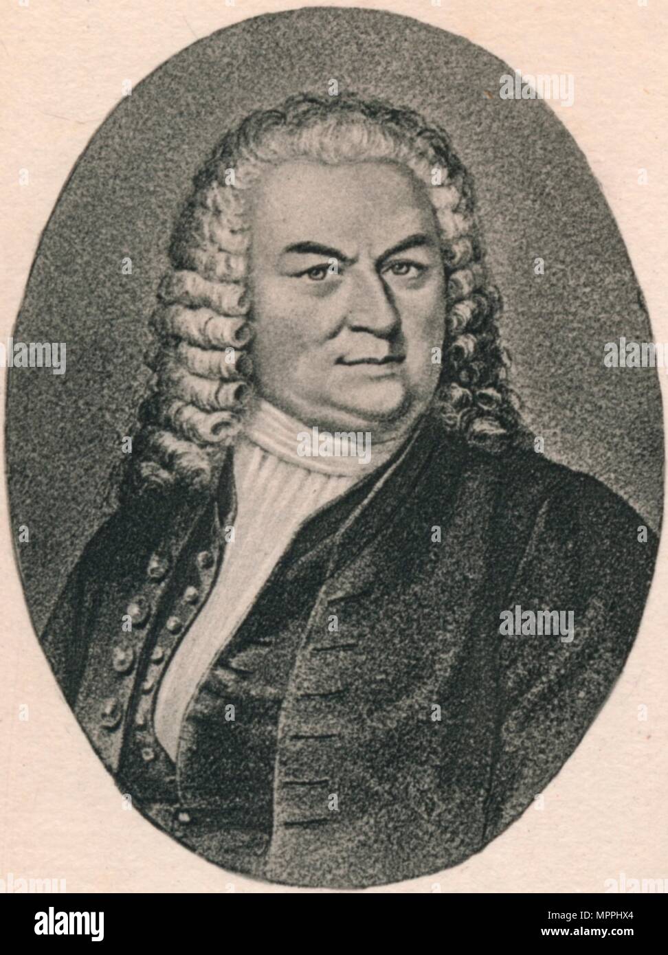 'Bach.', 1895. Artist: Unknown. Stock Photo
