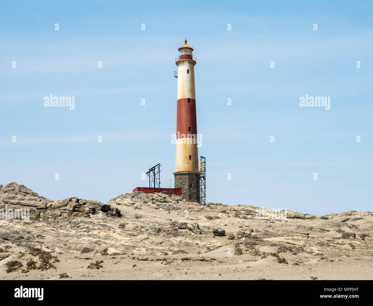 Africa, Namibia, Luederitz, Lighthouse Diaz Point Stock Photo