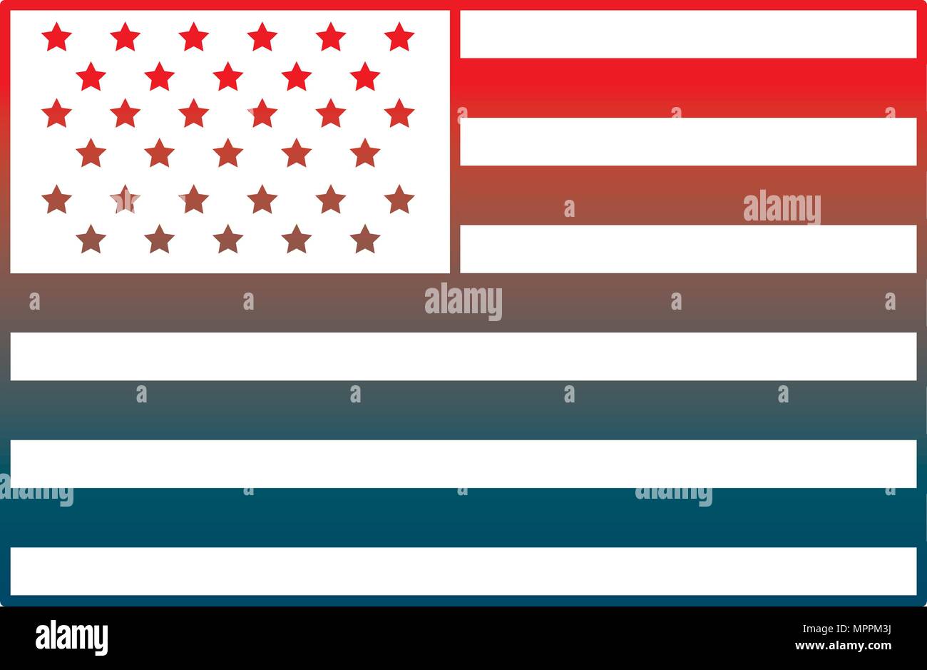 united states of america flag vector illustration design Stock Vector ...