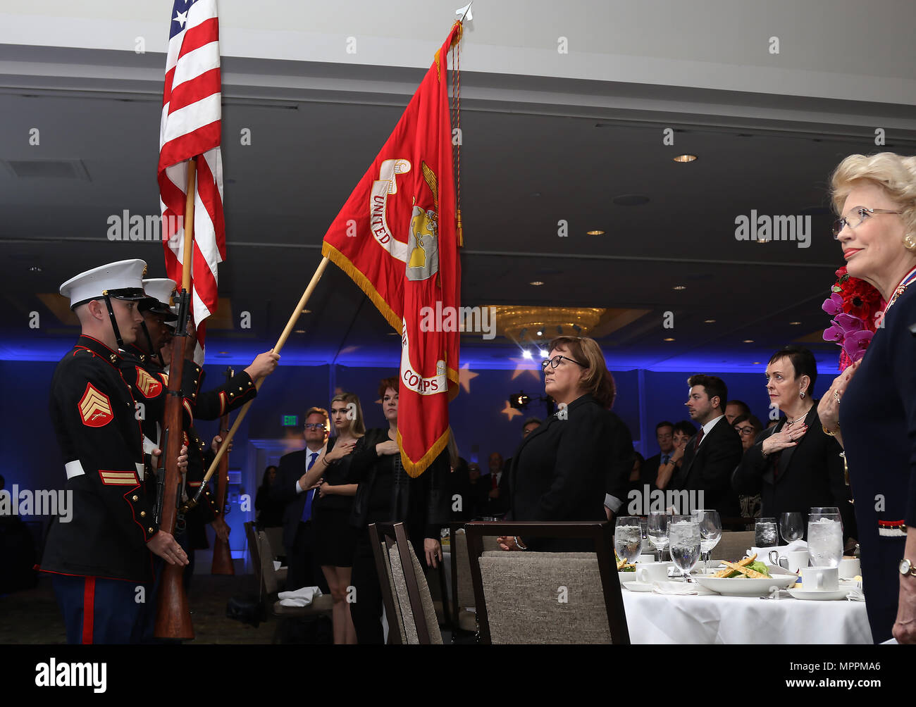 The Marine Corps Color Guard of Recruiting Station Orange County ...