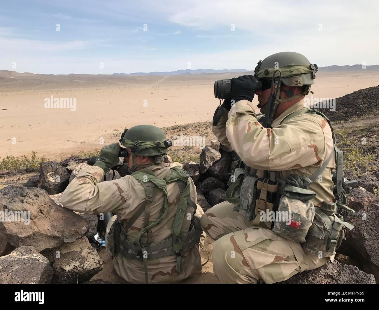 FORT IRWIN, Calif. – Troopers from Killer Troop, 2nd