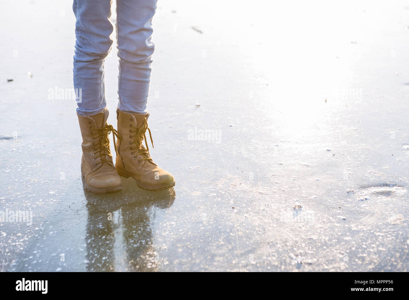 Feet with boots hires stock photography and images Alamy