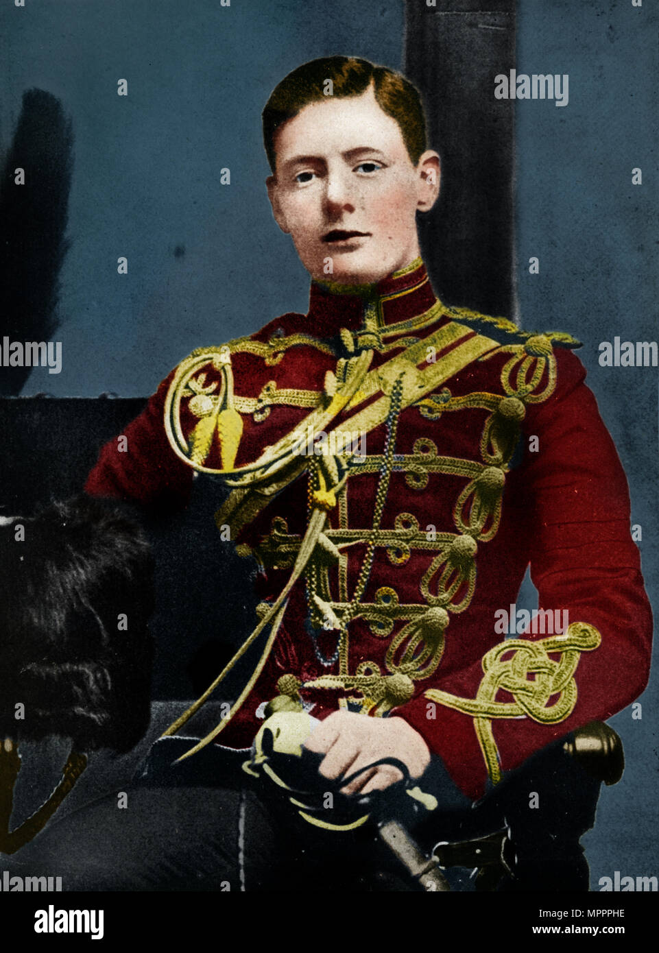 'Soon he was a dashing subaltern in the 4th Hussars', 1895, (1945). Artist: Unknown. Stock Photo