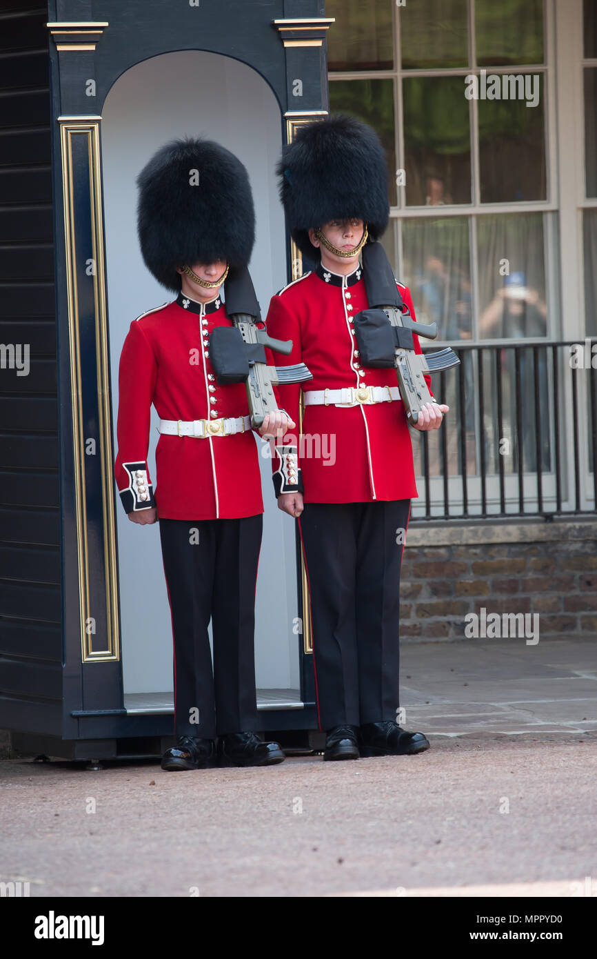 The Queen's Guard and Queen's Life Guard are the names given to