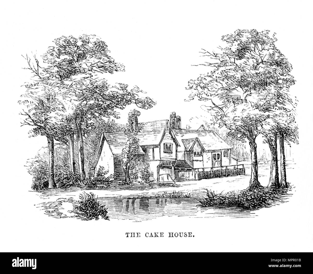 'The Cake House', c1870. Artist: Unknown. Stock Photo
