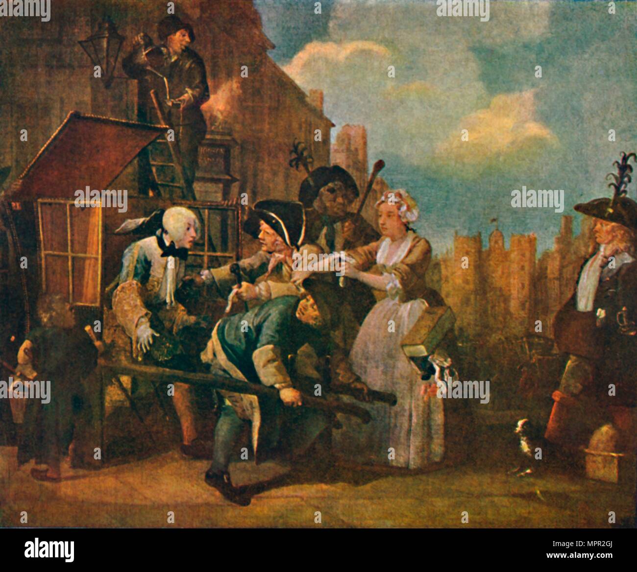 'The Rake's Progress The Arrest', c1735, (1904). Artist William