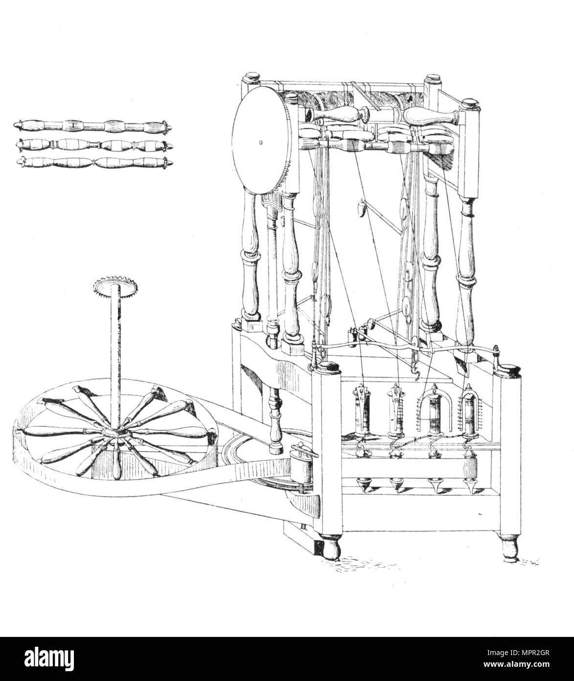 'Arkwright's Spinning Jenny, 1769', 1769, (1904). Artist Unknown Stock