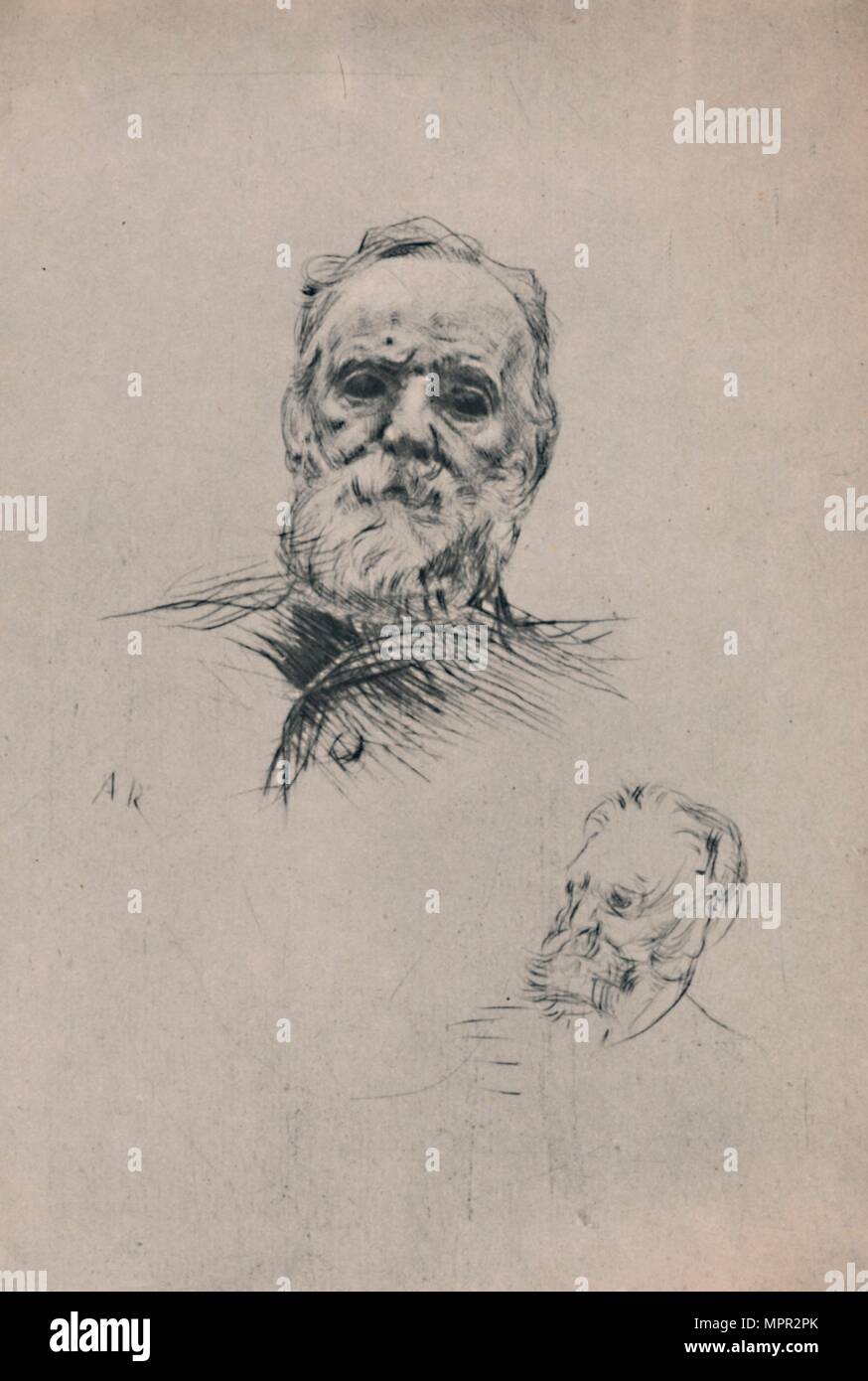 'Victor Hugo', c1884, (1946). Creator: Auguste Rodin. Stock Photo