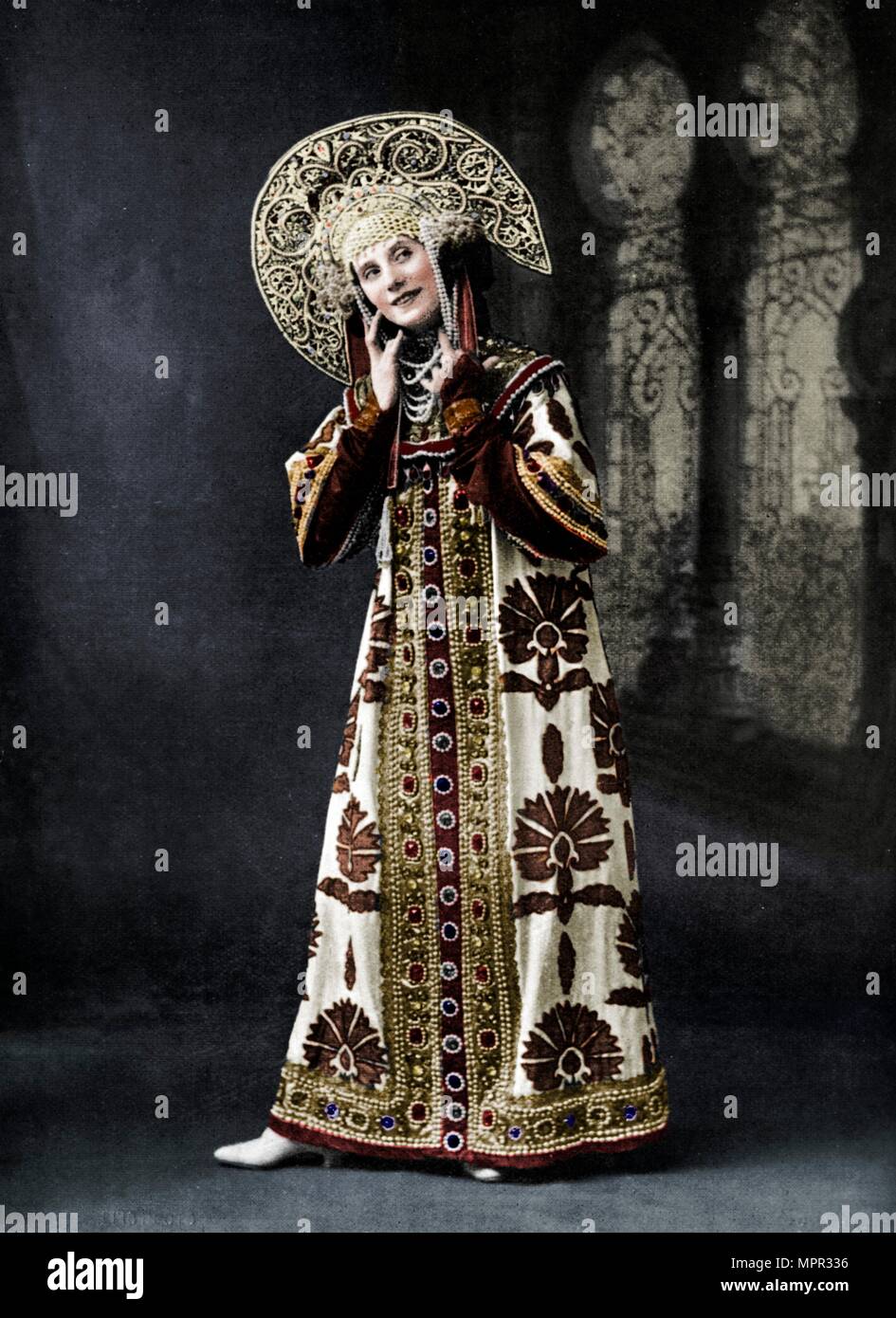 Anna Pavlova (1881-1912), Russian ballet dancer, 1911-1912. Artist: Alfred Ellis & Walery. Stock Photo