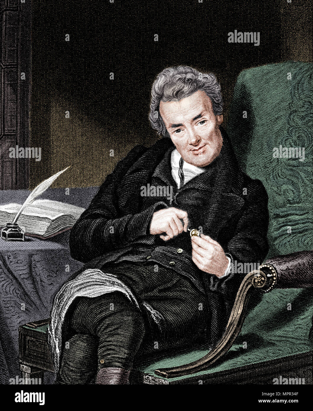 William Wilberforce, English philanthropist. Artist: Unknown. Stock Photo