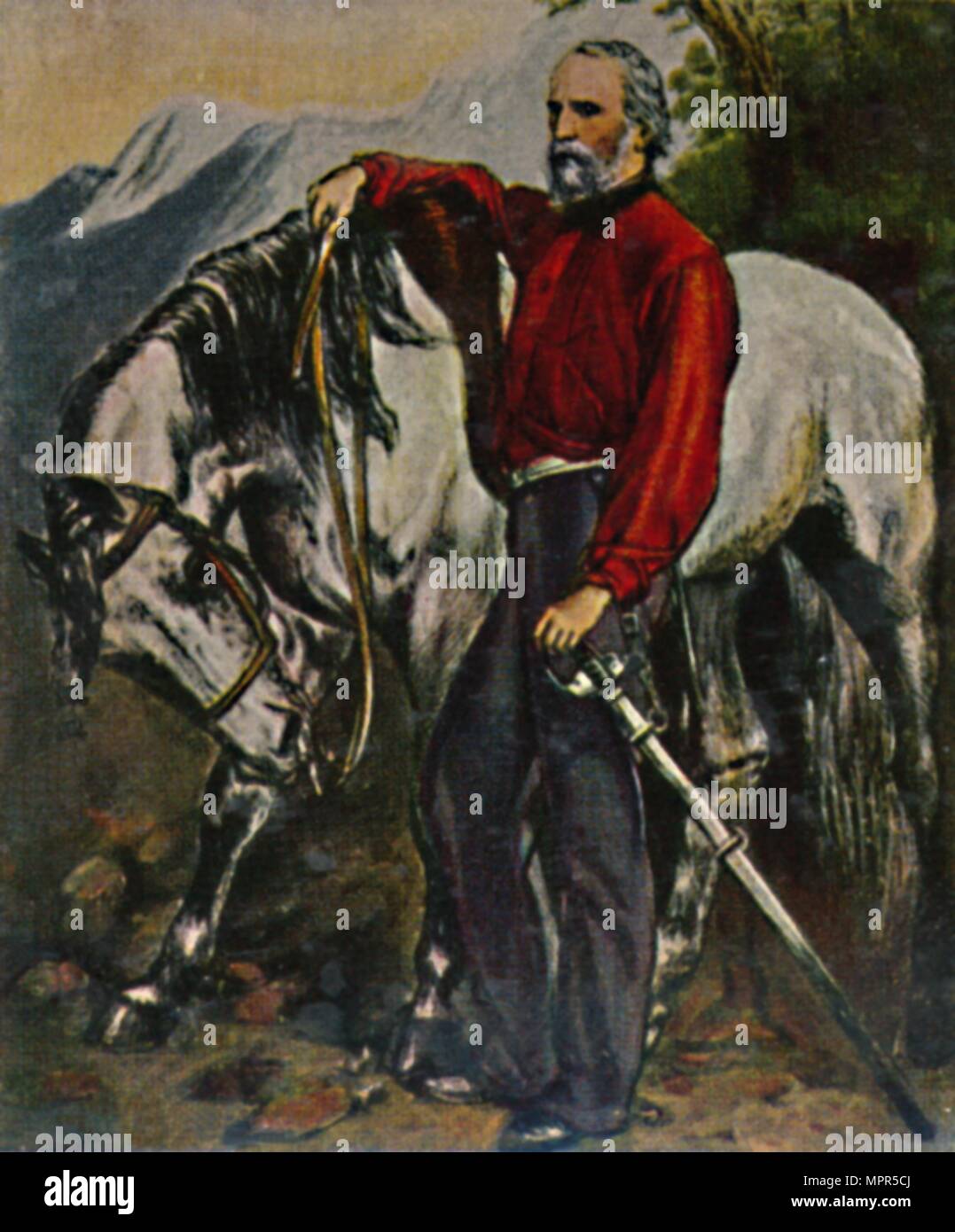 'Giuseppe Garibaldi 1807-1882', 1934. Artist: Unknown. Stock Photo