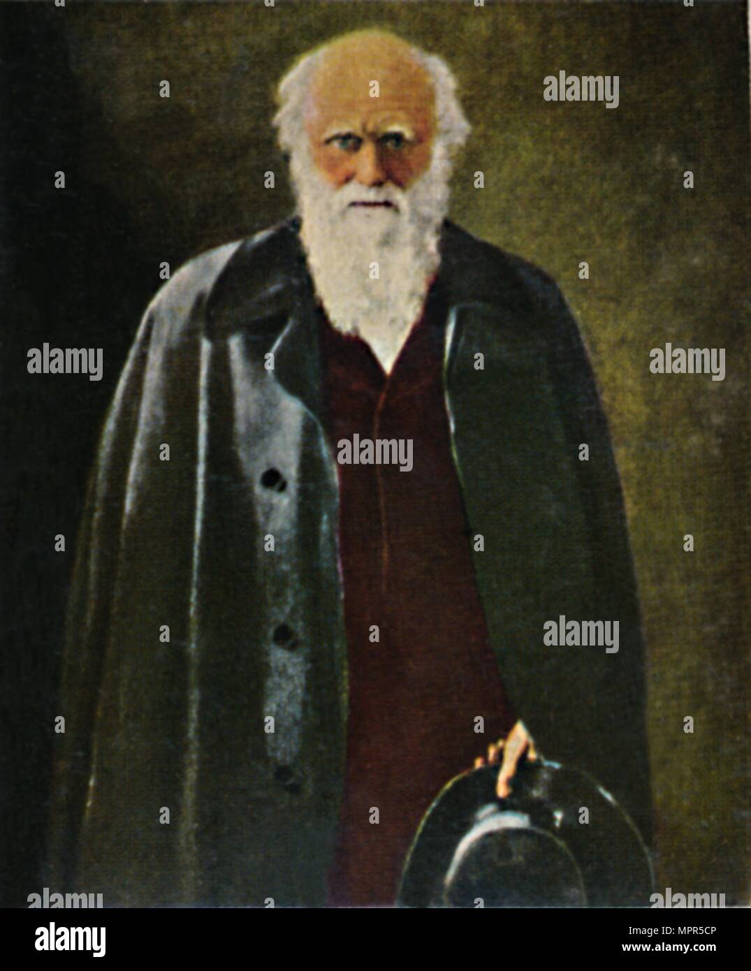 'Charles Darwin 1809-1882. - Gemälde von Collier', 1934. Artist: Unknown. Stock Photo