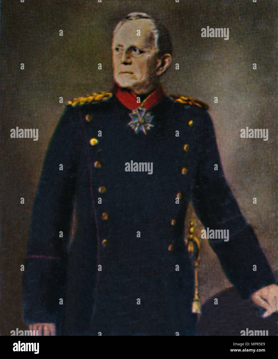 'Helmuth von Moltke 1800-1891. - Gemälde von Lenbach', 1934. Artist: Unknown. Stock Photo
