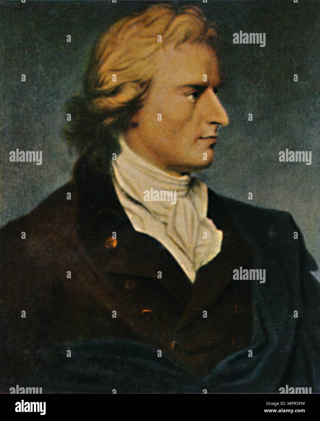 'Friedrich von Schiller 1759-1805. - Gemälde von Kügelgen', 1934. Artist: Unknown. Stock Photo