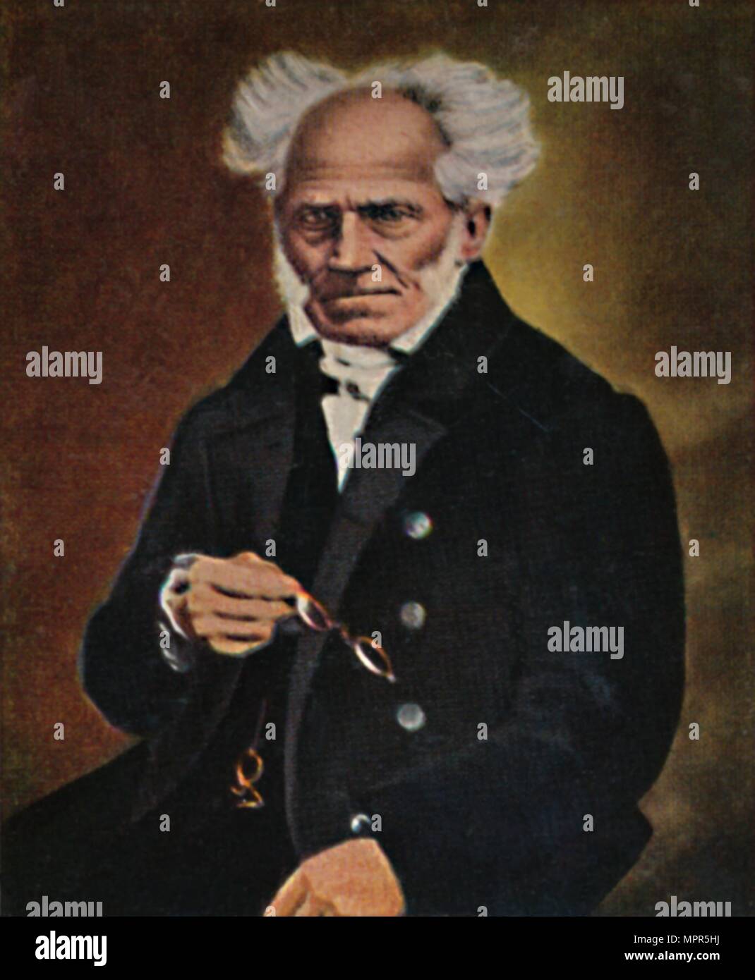 'Arthur Schopenhauer 1788-1860', 1934. Artist: Unknown. Stock Photo
