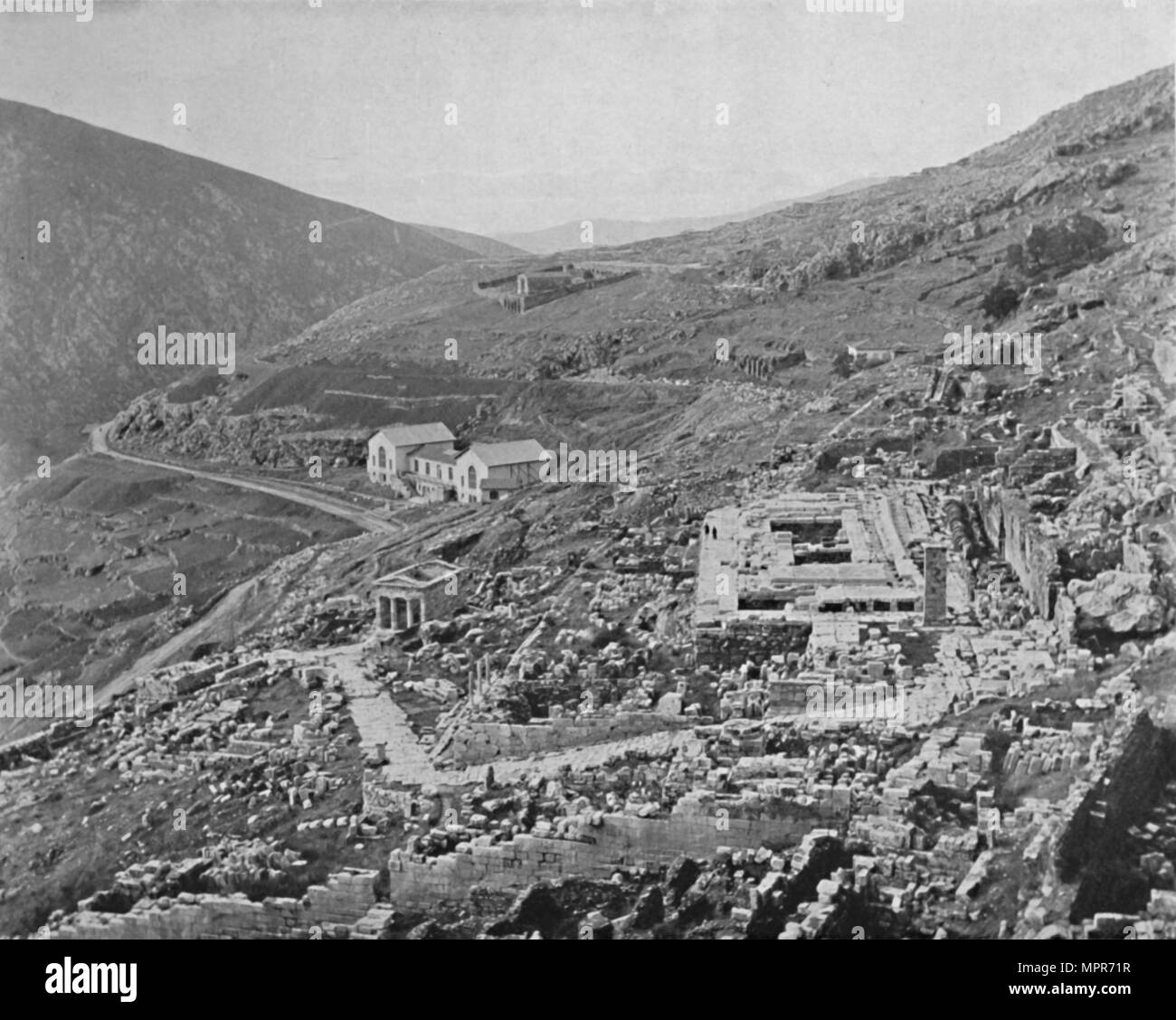 'Delphi - Gulf of Corinth in the distance', 1913. Artist: Unknown. Stock Photo