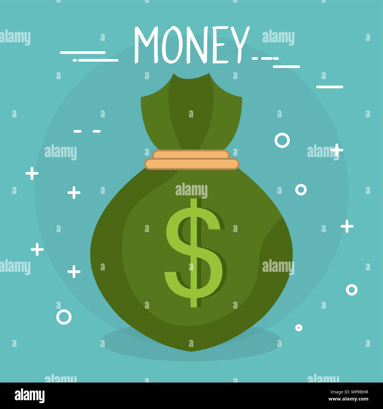 money bag isolated icon Stock Vector Image & Art - Alamy