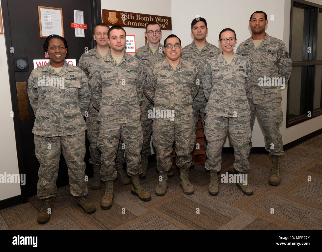 The 28th Bomb Wing Command Post at Ellsworth Air Force Base, S.D., was