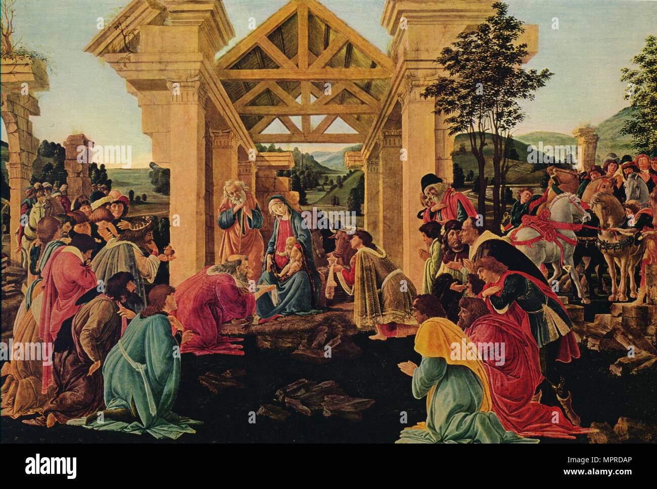 sandro botticelli adoration of the magi