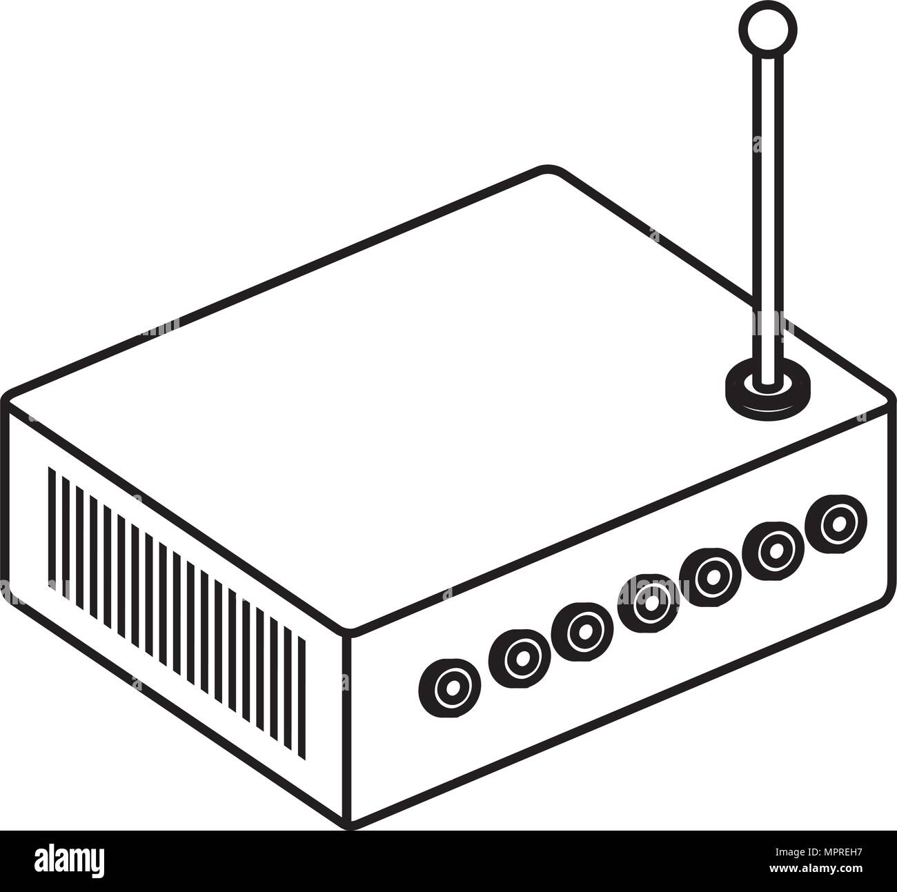 router device isometric icon Stock Vector Image & Art - Alamy