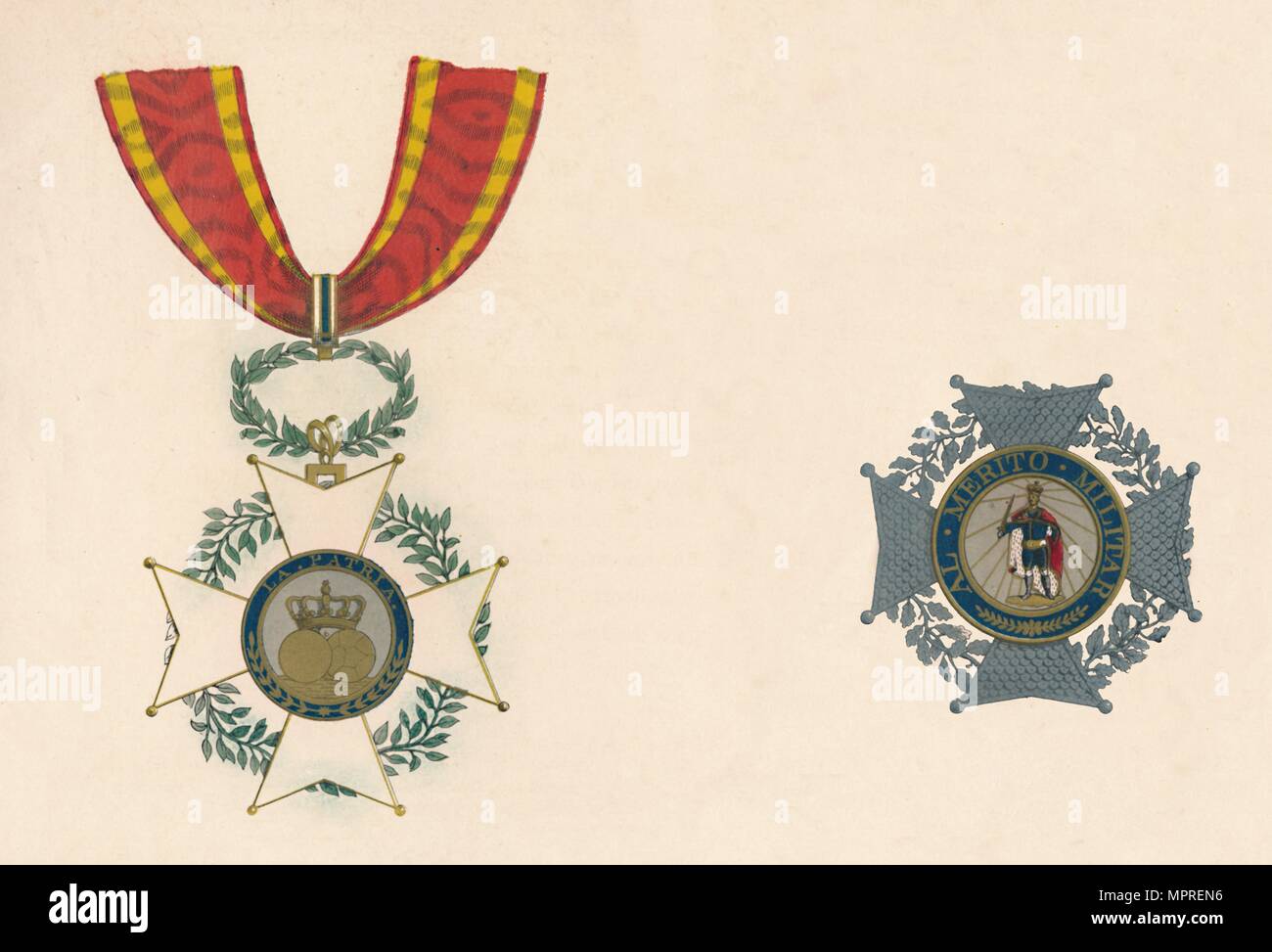 'The Order of St. Ferdinand of Spain', c19th century. Artist Unknown