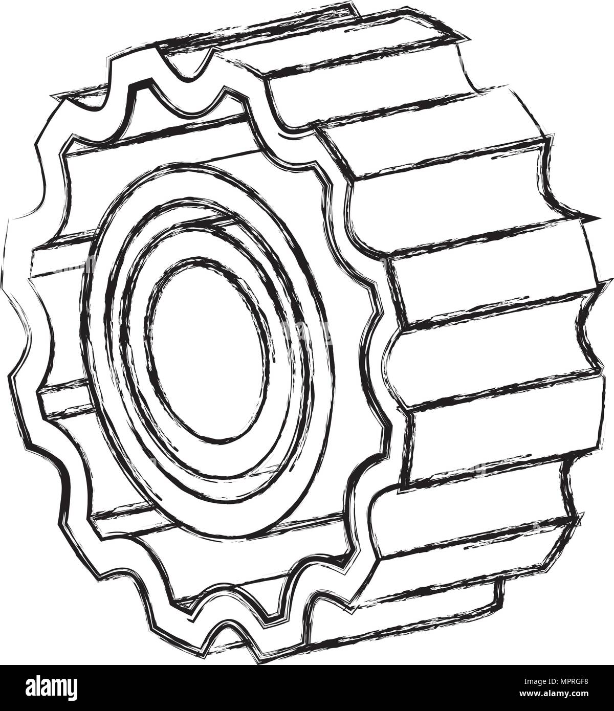 gear machinery isometric icon Stock Vector Image & Art - Alamy