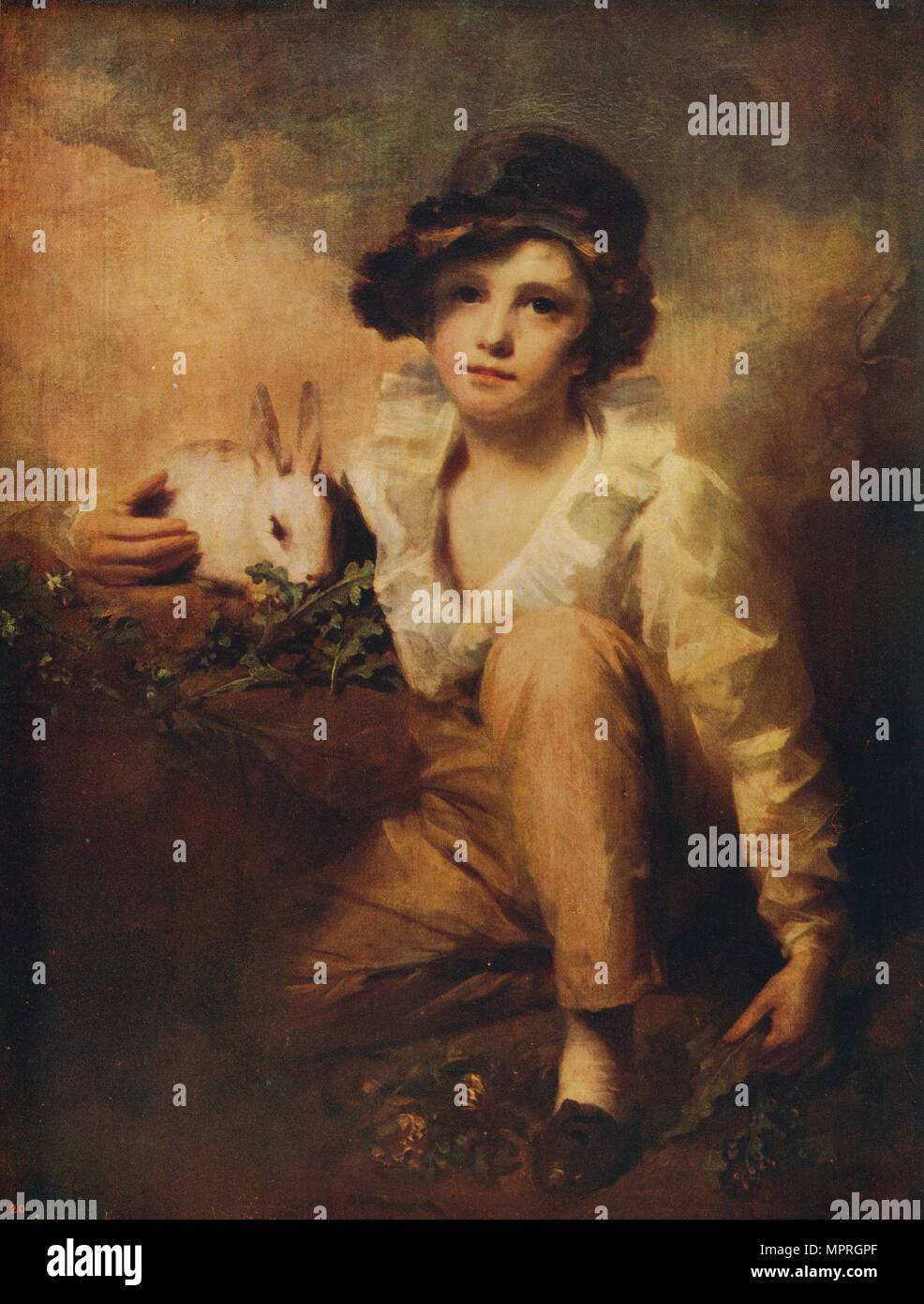 Sir henry raeburn boy and rabbit hi-res stock photography and images ...
