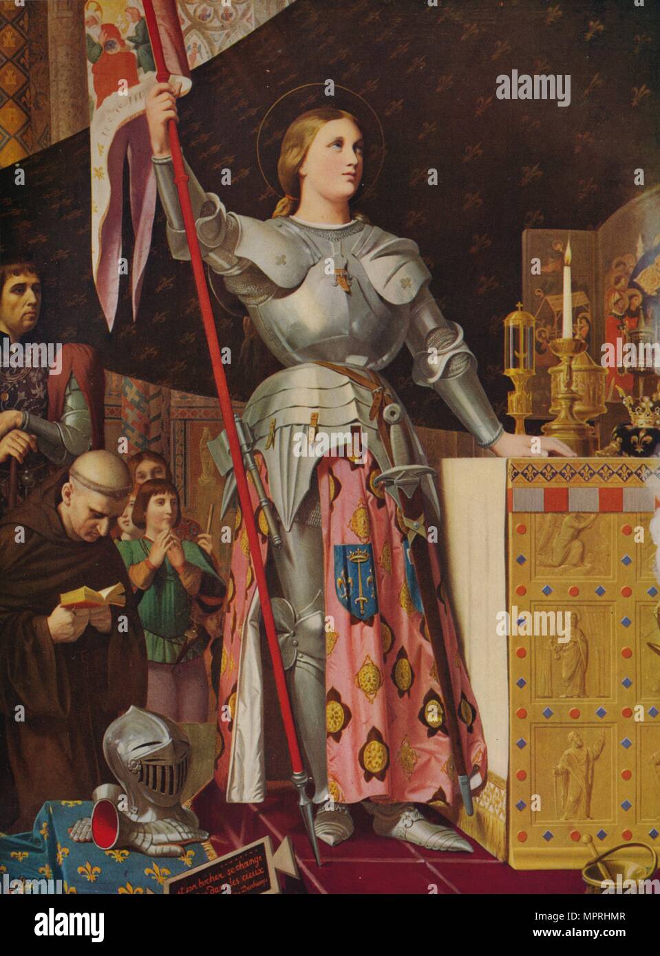 'Joan of Arc', 1854, (c1915). Artist: Jean-Auguste-Dominique Ingres. Stock Photo
