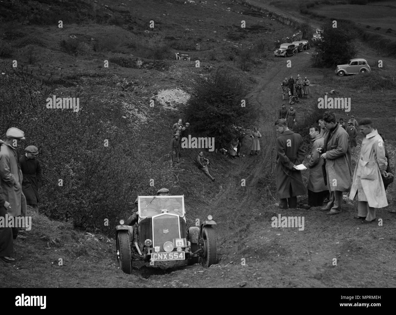 Wolseley competing in the MG Car Club Abingdon Trial/Rally, 1939