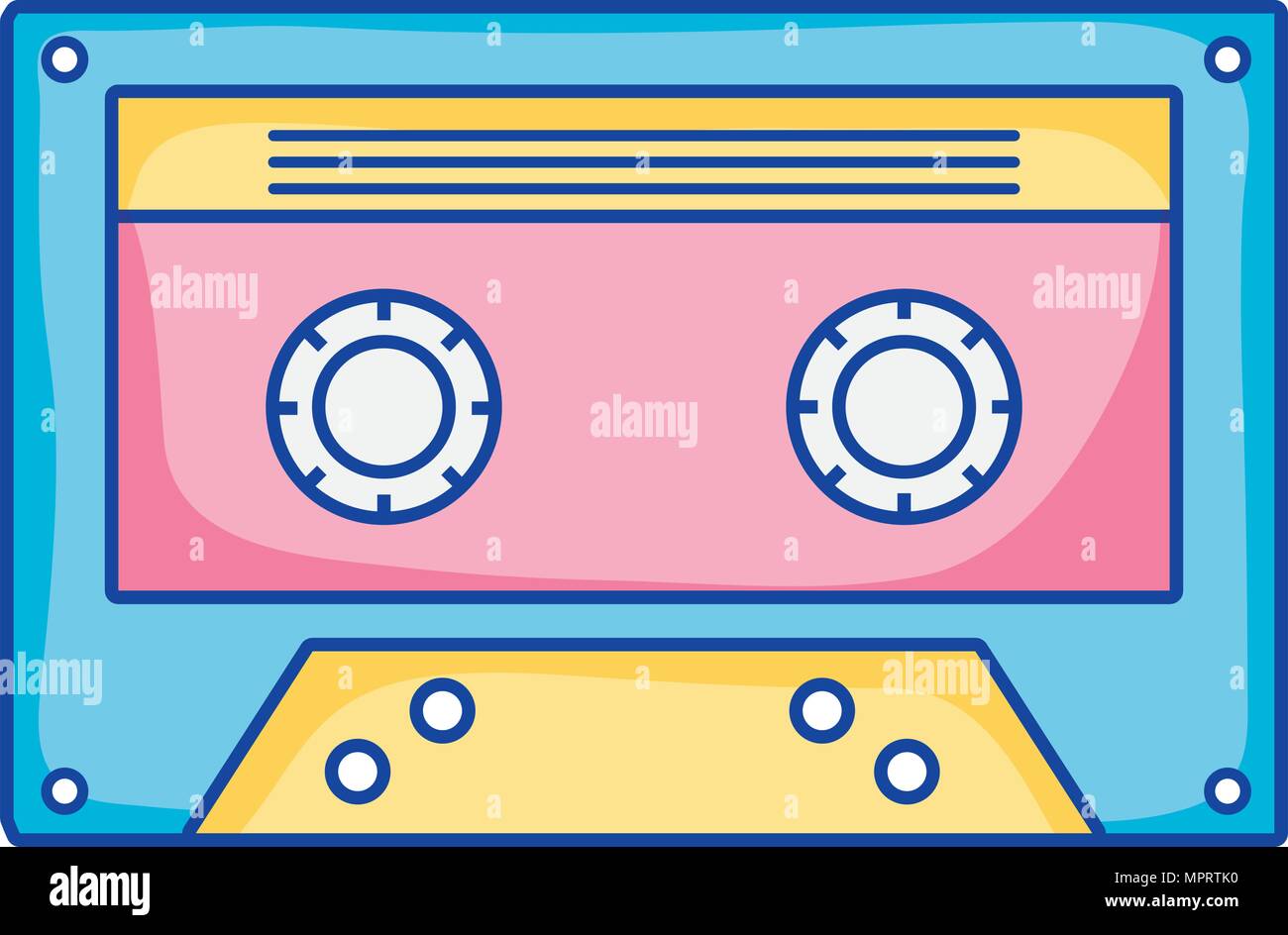 retro cassette tape audio old Stock Vector Image & Art - Alamy