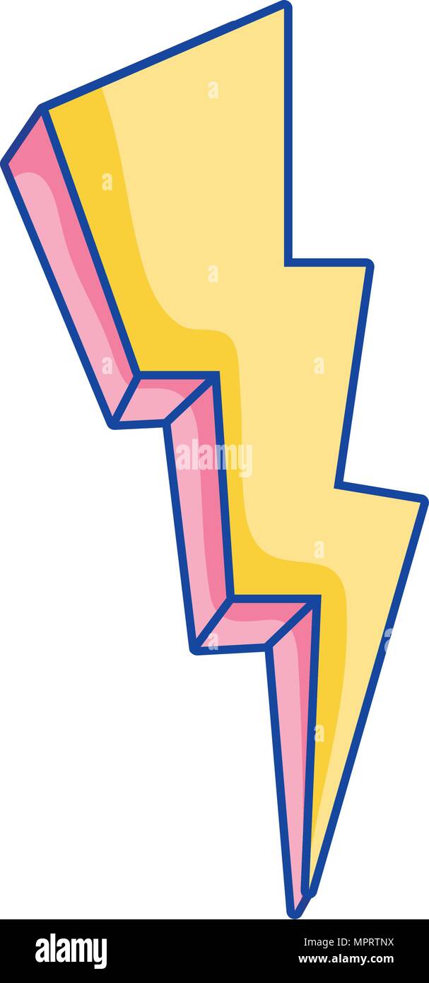 Nature Thunder Weather Electric Voltage Stock Vector Image Art Alamy