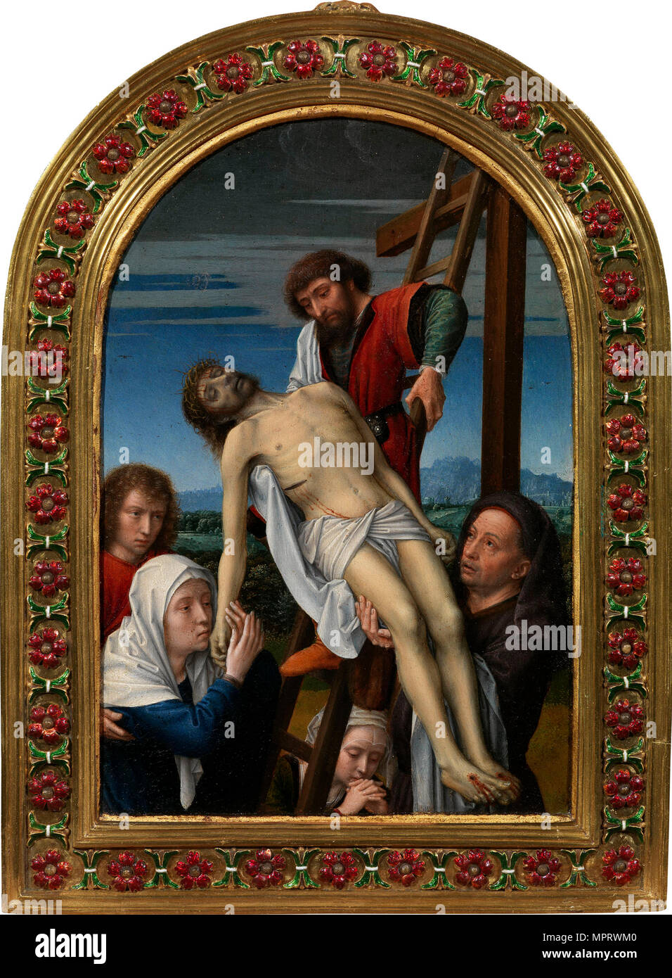 The Descent from the Cross. Stock Photo