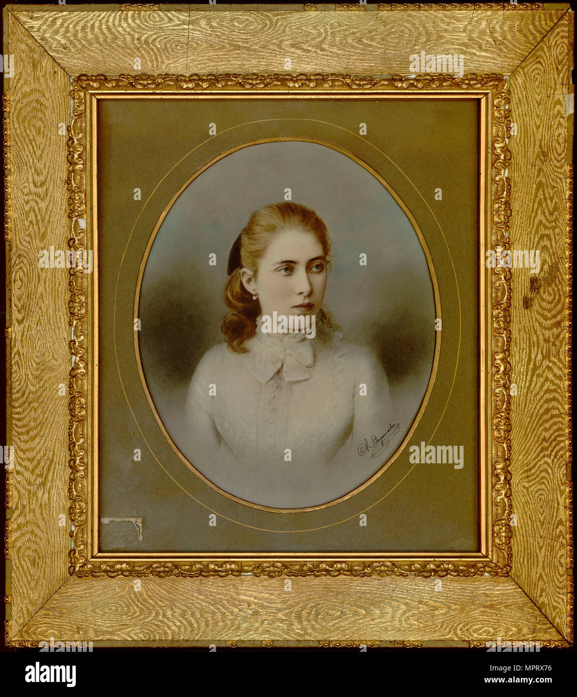Portrait of Countess Tatyana Nikolayevna Yusupova (1866-1888). Stock Photo