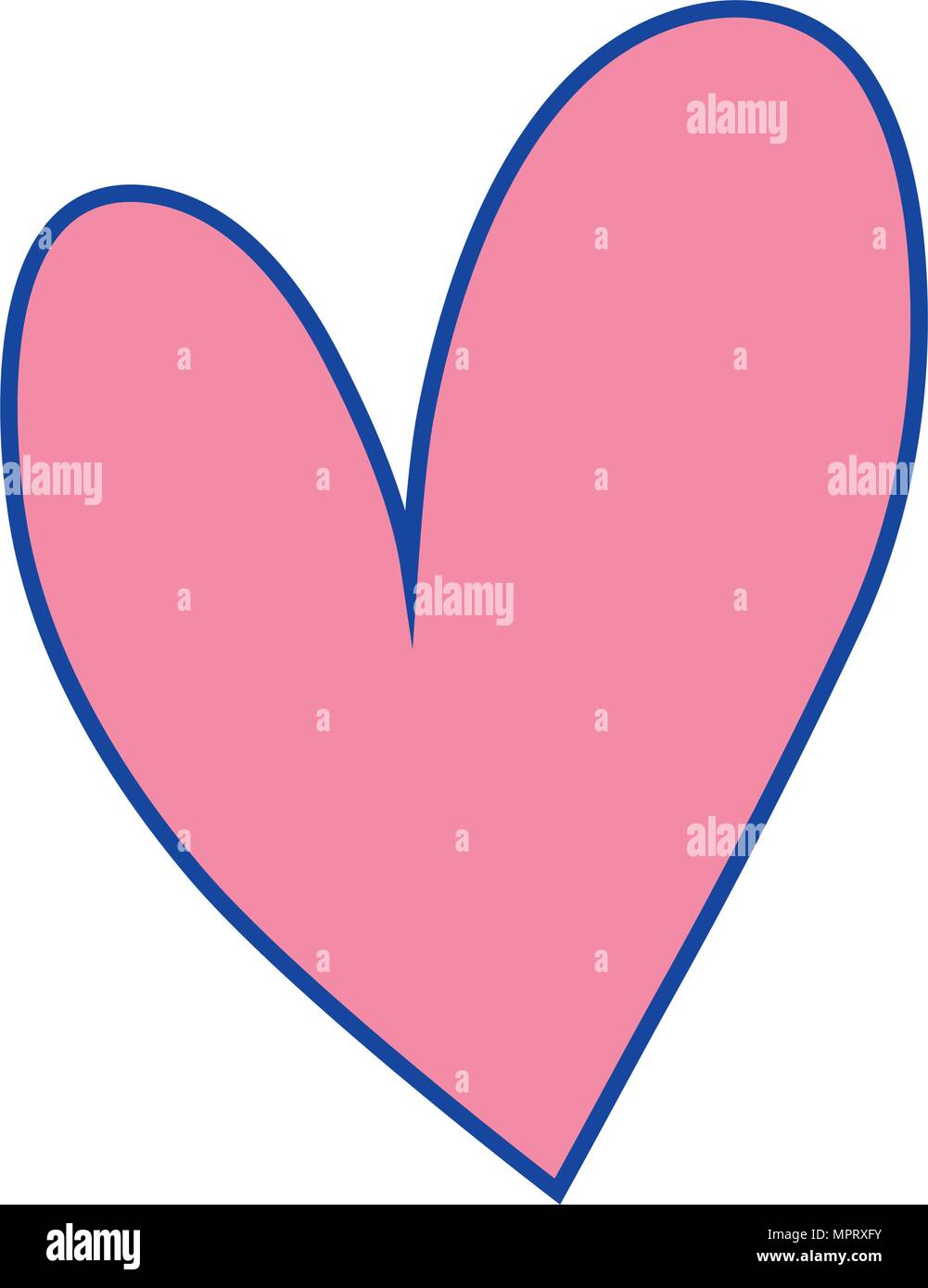 passion heart symbol shape design Stock Vector Image & Art - Alamy
