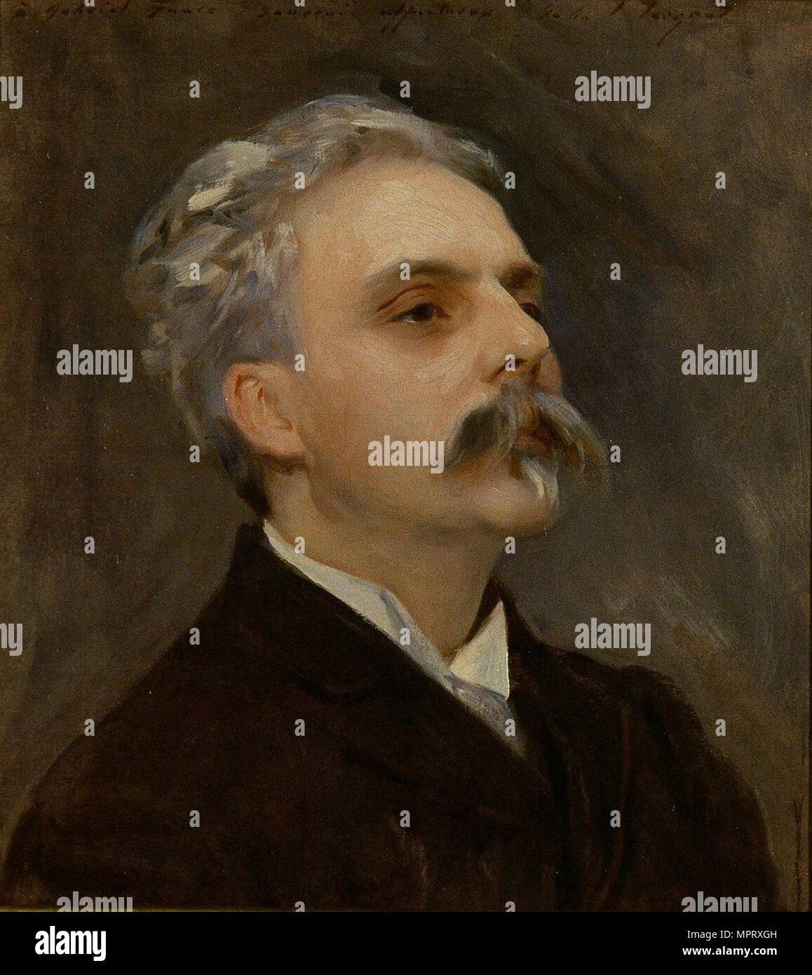 Portrait of the composer Gabriel Fauré (1845-1924). Stock Photo