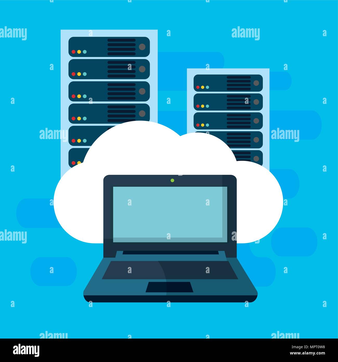 Data center technology Stock Vector Image & Art - Alamy