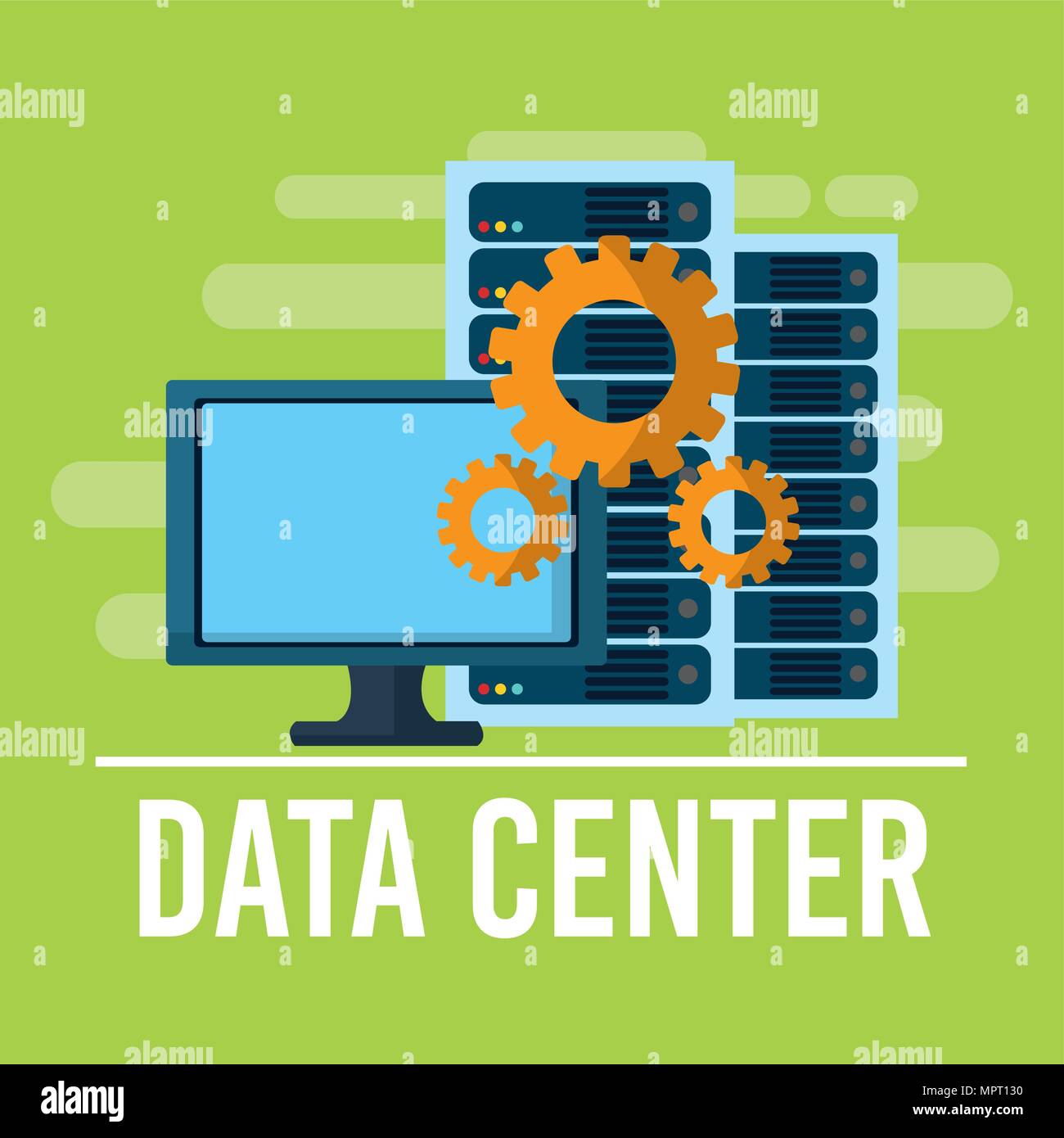 Data center technology Stock Vector Image & Art - Alamy