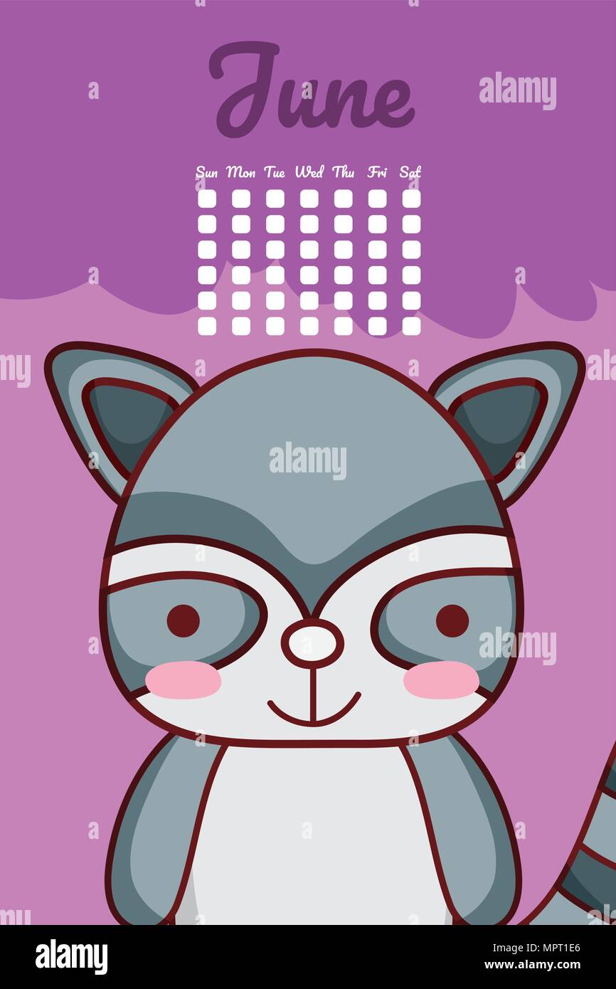 Cat cute calendar design Stock Vector Image & Art Alamy