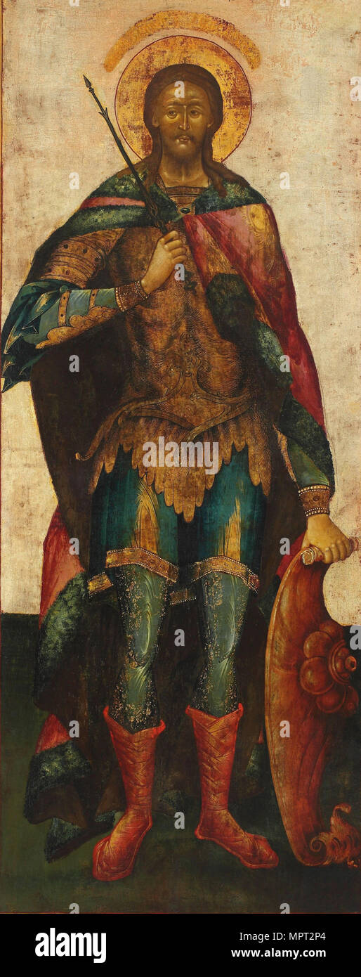 Saint Alexander Nevsky, Second Half of the 18th cen. Stock Photo