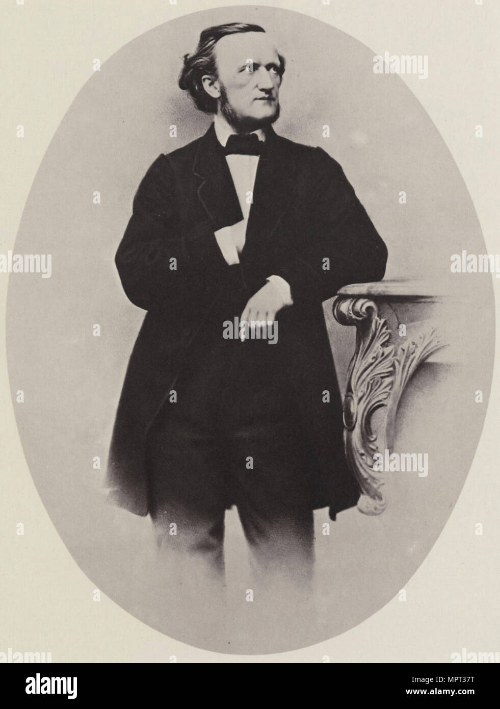 Portrait of the Composer Richard Wagner (1813-1883), 1864. Stock Photo